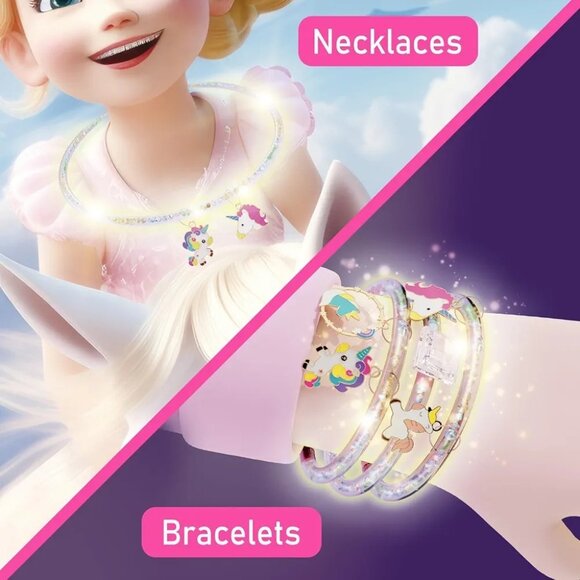 Charm Bracelet Making Kit,Friendship Bracelet Making Kit Toys for Girls age 5+,B - Picture 5 of 6